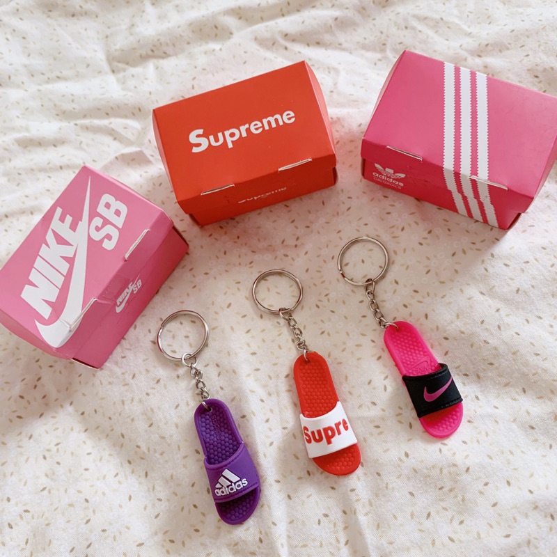 ［現貨］Nike/adidas/supreme 拖鞋吊飾