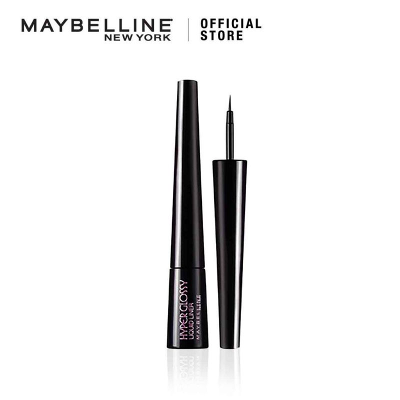 MAYBELLINE Hitam 美寶蓮超亮液體眼線筆眼部彩妝亮黑色