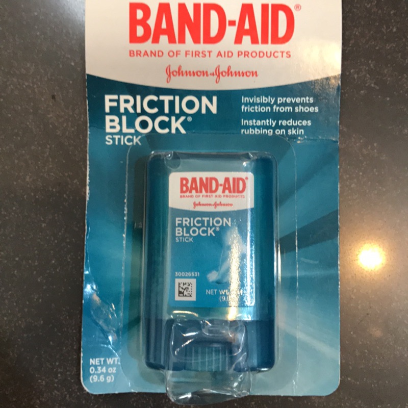 美國Band-Aid Active Friction Block Stick 嬌生防磨腳舒緩膏 腳跟防磨膏