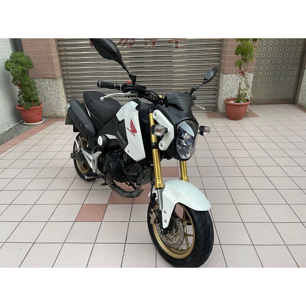 【幽浮二手機車】HONDA MSX125 一代 白色 低里程原板原漆無改裝 2016年出廠【999元牽車專案開跑 】