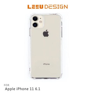 LEEU DESIGN Apple iPhone 11 6.1吋 傲熊冰封 氣囊鋼化玻璃殼