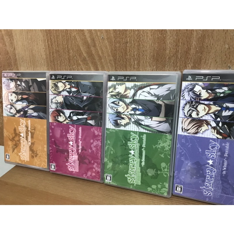 二手日版sony Psp 四季星月星座彼氏春夏秋冬starry Sky 蝦皮購物