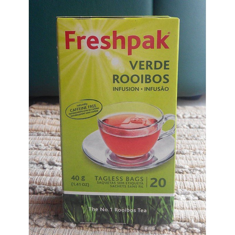 南非國寶茶。綠茶。Freshpak - Green Rooibos tea 原味 (20入，小包裝)