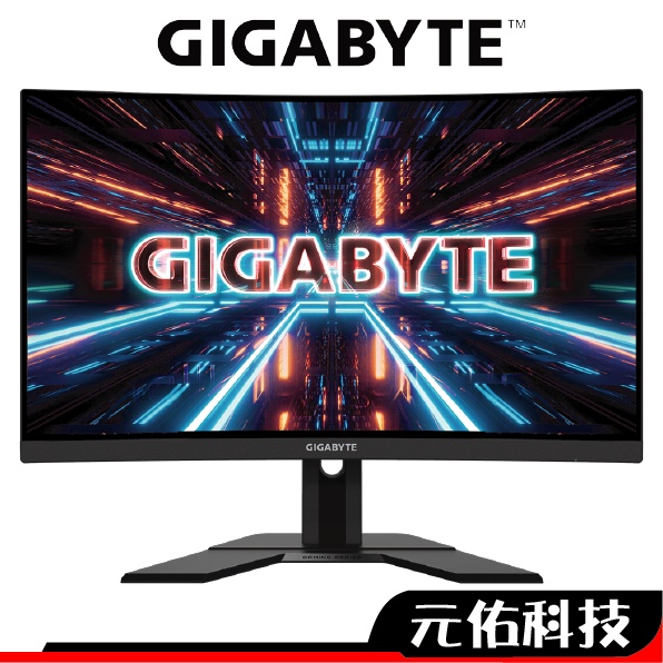 GIGABYTE技嘉 G27FC 27吋 VA曲面 2H1P 螢幕 165Hz 1ms G-Sync 雙喇叭 三年保