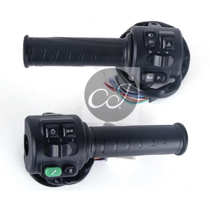 CJ Ebike throttle 電動車 轉把 M3 M5 油門轉把 轉把總成 開關總成