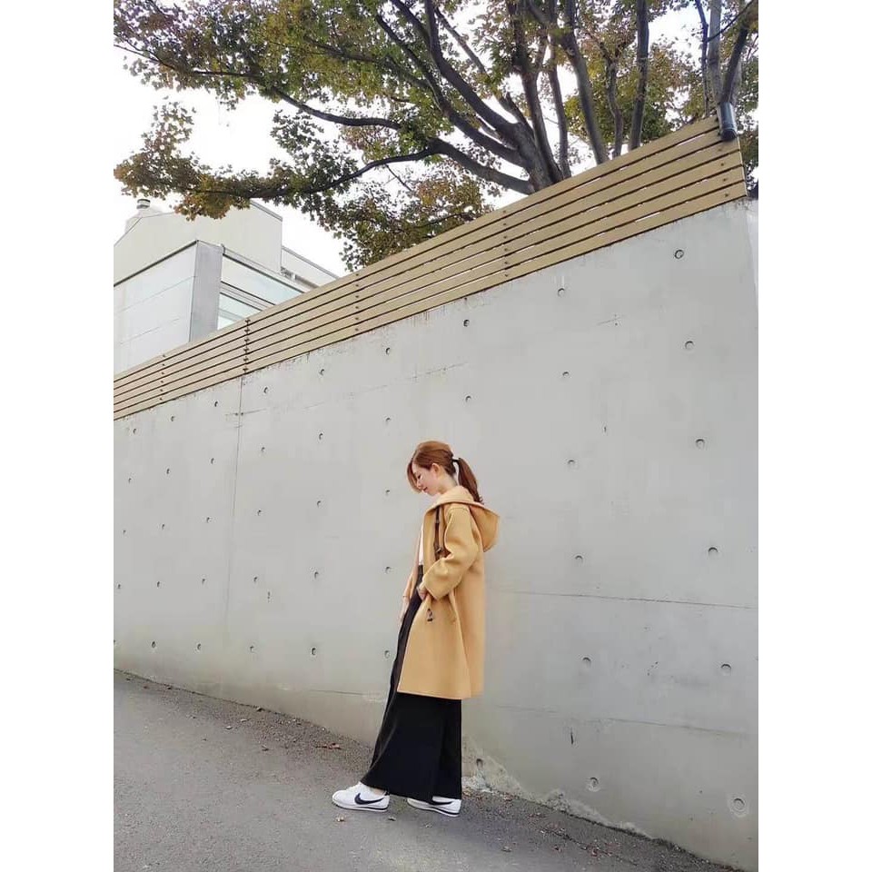 正韓漂亮歐膩家copiner牛角扣連帽外套qqbow小穎衣服日記