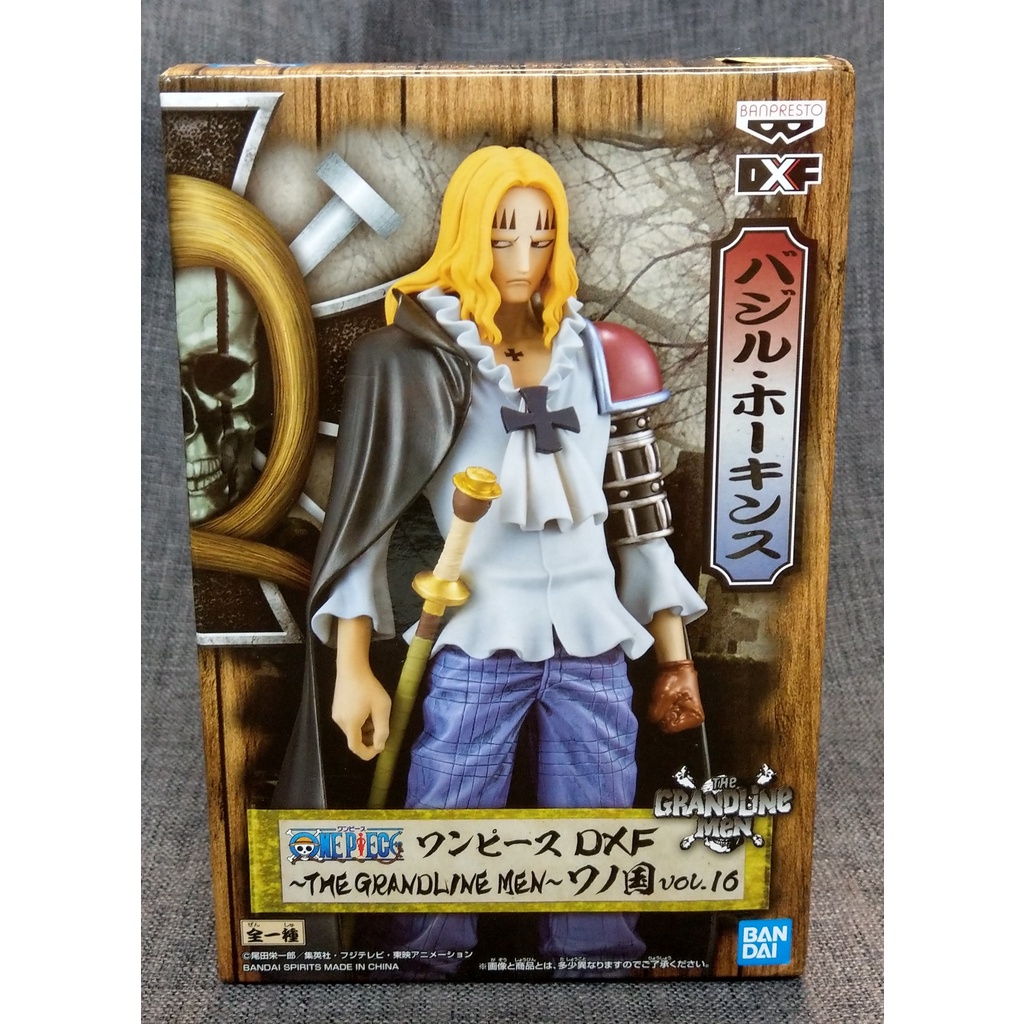 [戰神的店] 航海王 海賊王 巴茲爾·霍金斯 和之國 景品 公仔 金證 THE GRANDLINE MEN Vol.16