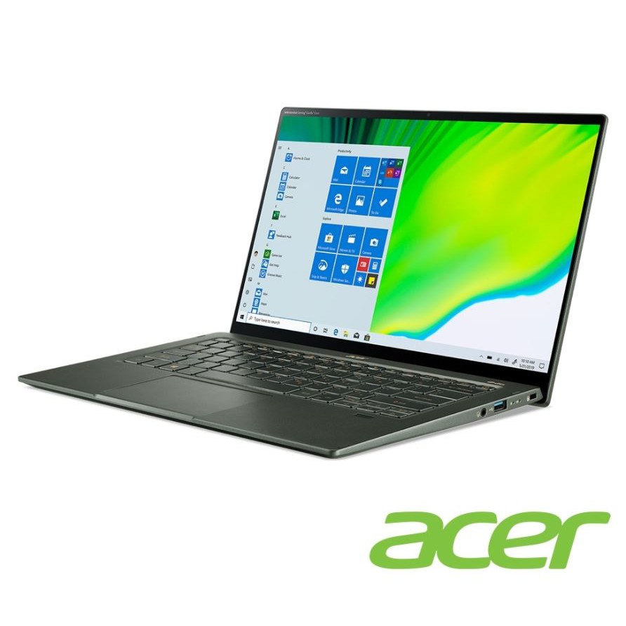 華創筆電@宏碁 Acer SF514-55TA-718E綠(i7-1165G7/16G/512G)觸控康寧玻璃螢幕