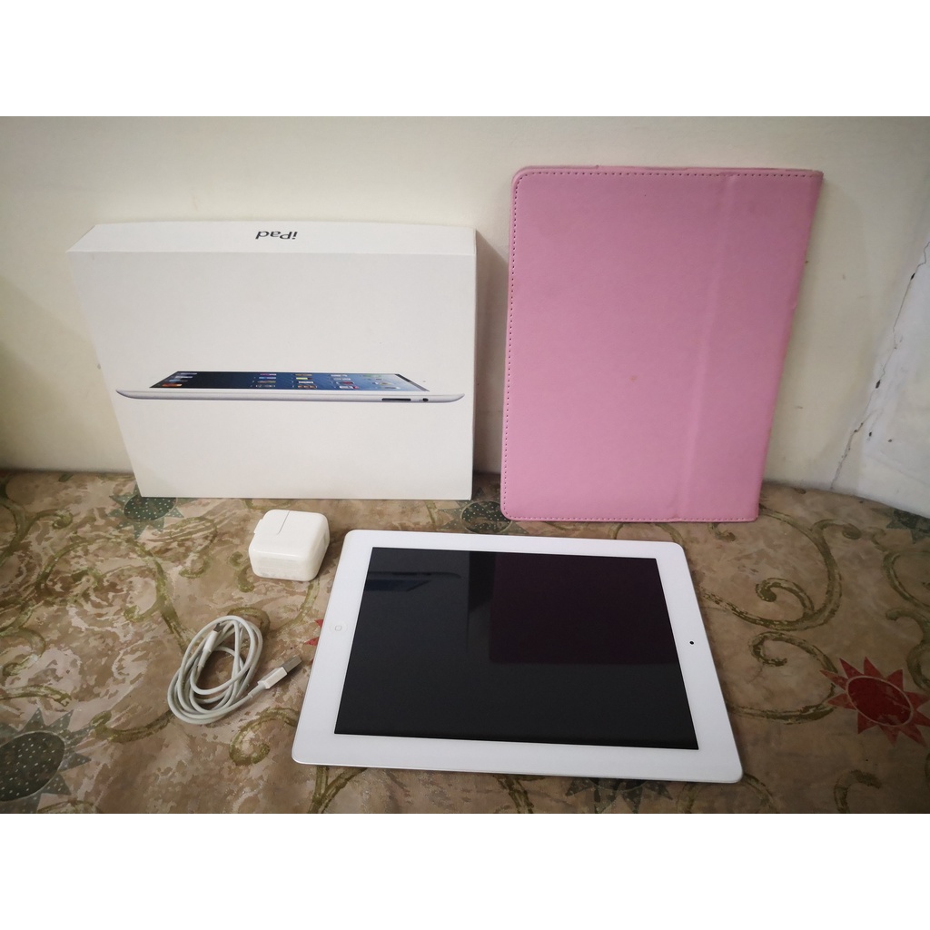 【極新】盒裝白色 Apple iPad 4代 Wi-Fi 16G iPad4 (A1458)〈歡迎面交〉