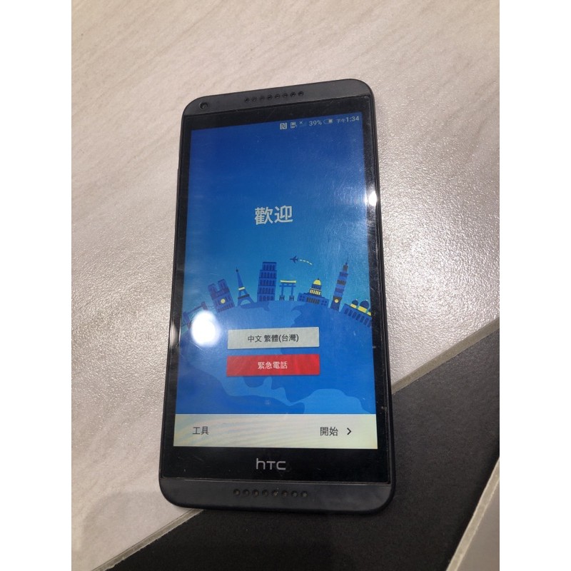 （FO)HTC 中階旗艦 低調灰黑智能機 功能正常 二手機 備用機 4G lte