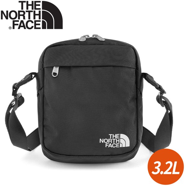 【The North Face 3.2L 側背包《黑》】3BXB/側背包/斜背包/休閒背包/通勤/出國/悠遊山水