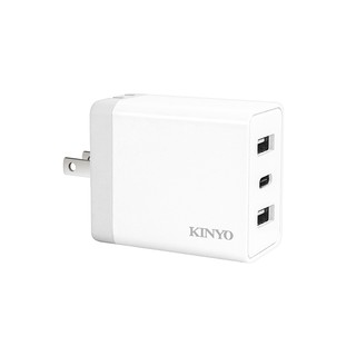 【蝦皮直營】【KINYO】雙USB+Type-C充電器 豆腐頭 充電 插頭 變壓器 充電頭 CUH5355