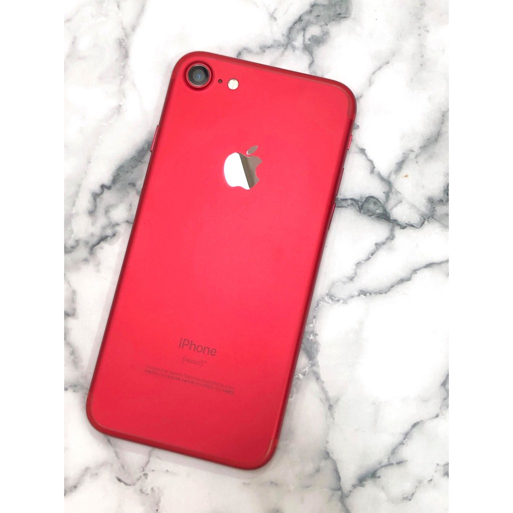 iPhone 7 紅色 128G 外觀9.8成新 功能正常 電池已換新（編號I79248）