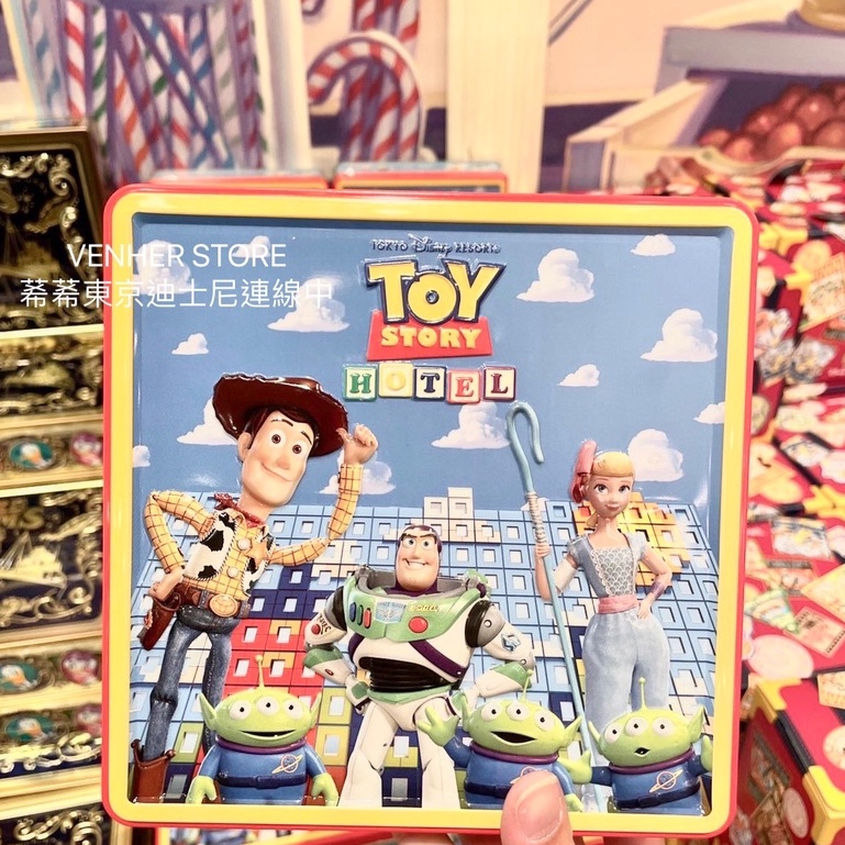 東京迪士尼 | 預購 玩具總動員飯店新品 玩具總動員餅乾鐵盒 玩具總動員 鐵盒餅乾