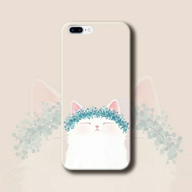 預購 清新白貓質感硬殼 Iphone貓咪手機殼 Oppo Samsung三星 Iphone7 Iphone8 喵派 02 蝦皮購物