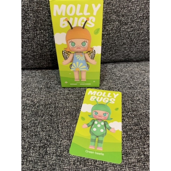 泡泡瑪特 POP MART 茉莉 Molly 昆蟲系列 盒玩 綠甲蟲 ♡