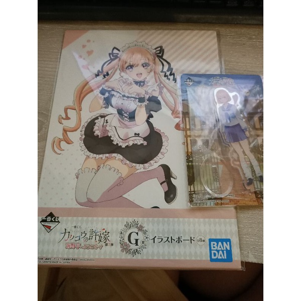 ［蘭的動漫小站］杜鵑的婚約一番賞 歡迎來到海野亭 G賞 F賞 立牌 色紙 繪里香 瀨川彌 海野幸 日版