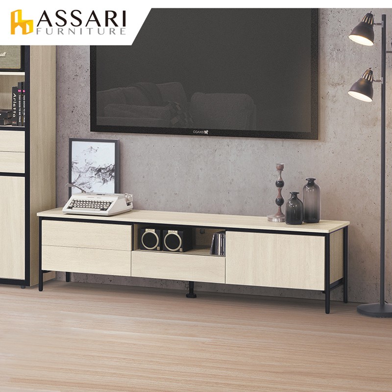 ASSARI-韋克6尺電視櫃(寬180x深40x高46cm)