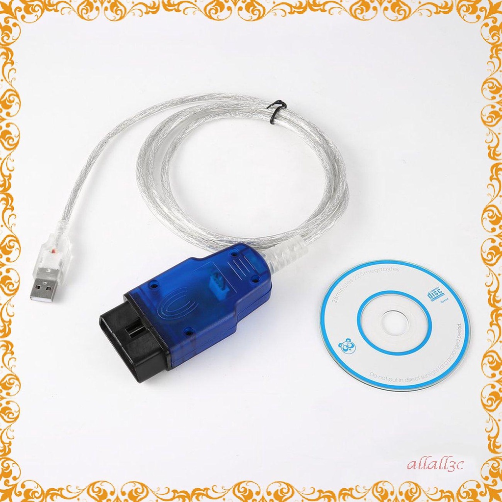 VAG-COM VCDS 電纜 USB 掃描儀工具 OBD 2 VAG 409.1 適用於大眾奧迪汽車掃描診斷