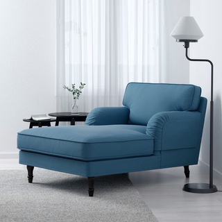絕版品/北歐工業LOFT風格IKEA宜家STOCKSUND躺椅沙發貴妃椅/藍色/二手八成新/原$16900特$9800
