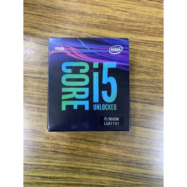 二手盒裝Intel I5-9600k