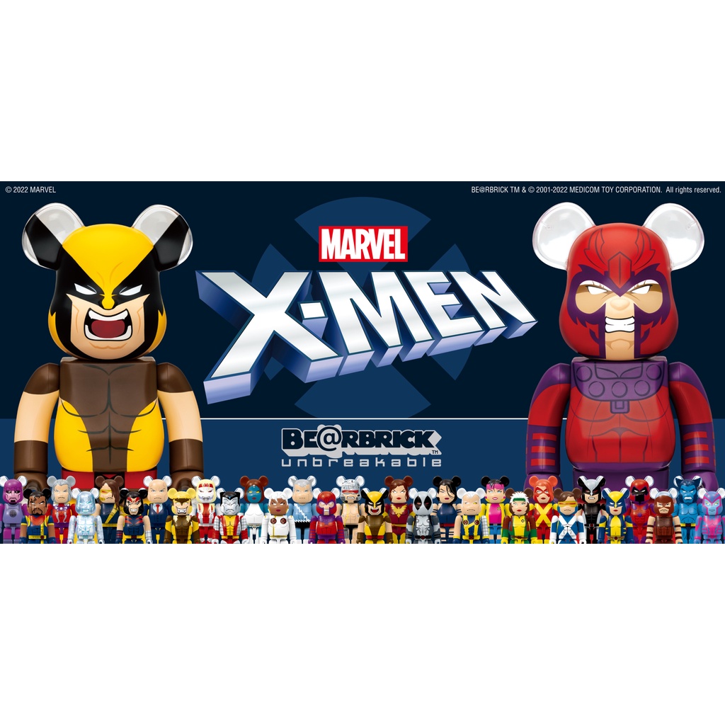 現貨 日版 Happy Kuji MARVEL『X-MEN』 / Happyくじ“BE@RBRICK” 漫威 金鋼狼