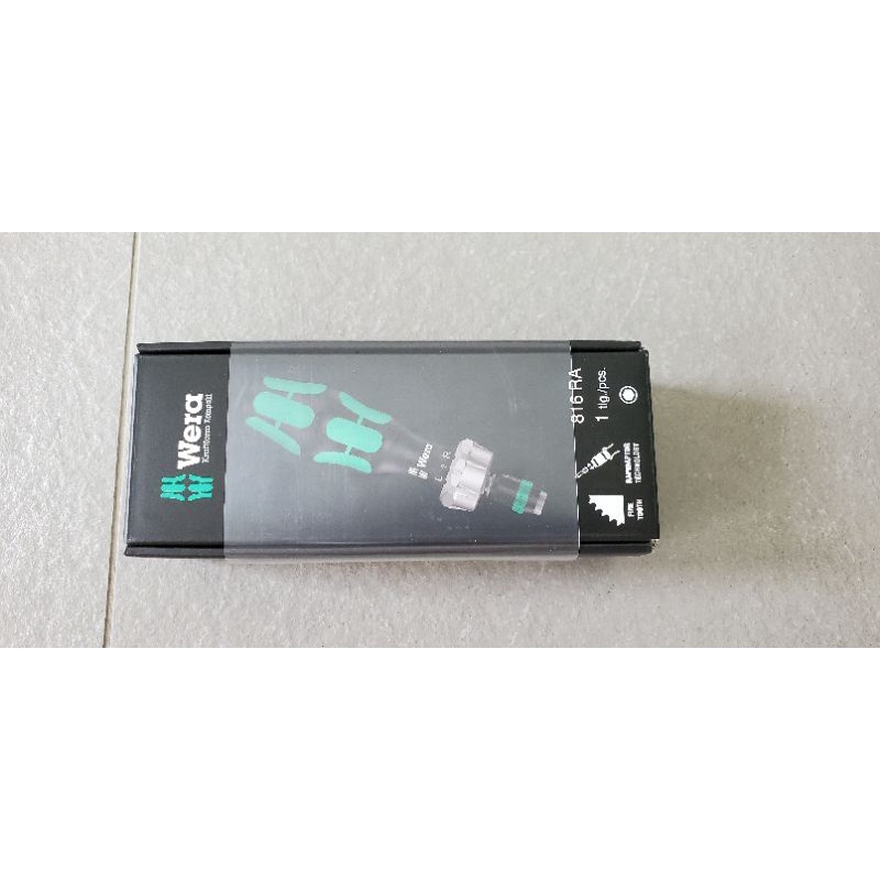 德國 wera 1/4"快脫可調式棘輪起子柄 816RA 全新未使用品