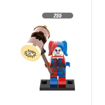 磚塊積木-255超級英雄系列/小丑女/袋子裝0251-0258相容LEGO非樂高