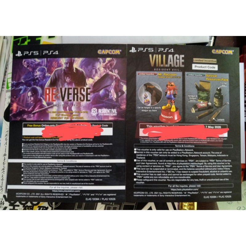 限時特價（單售）PS5 &amp;  PS4惡靈古堡8中文版 預購雙特典