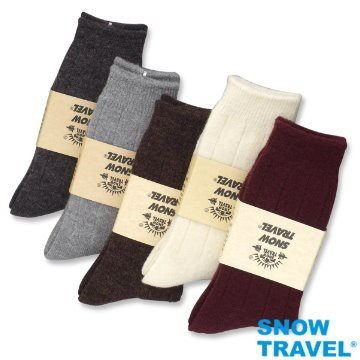 【SNOW TRAVEL】AR-24 (單入) 美麗諾 羊毛襪 強化保暖效果達零下20度 羊毛混紡中筒襪(M/L)