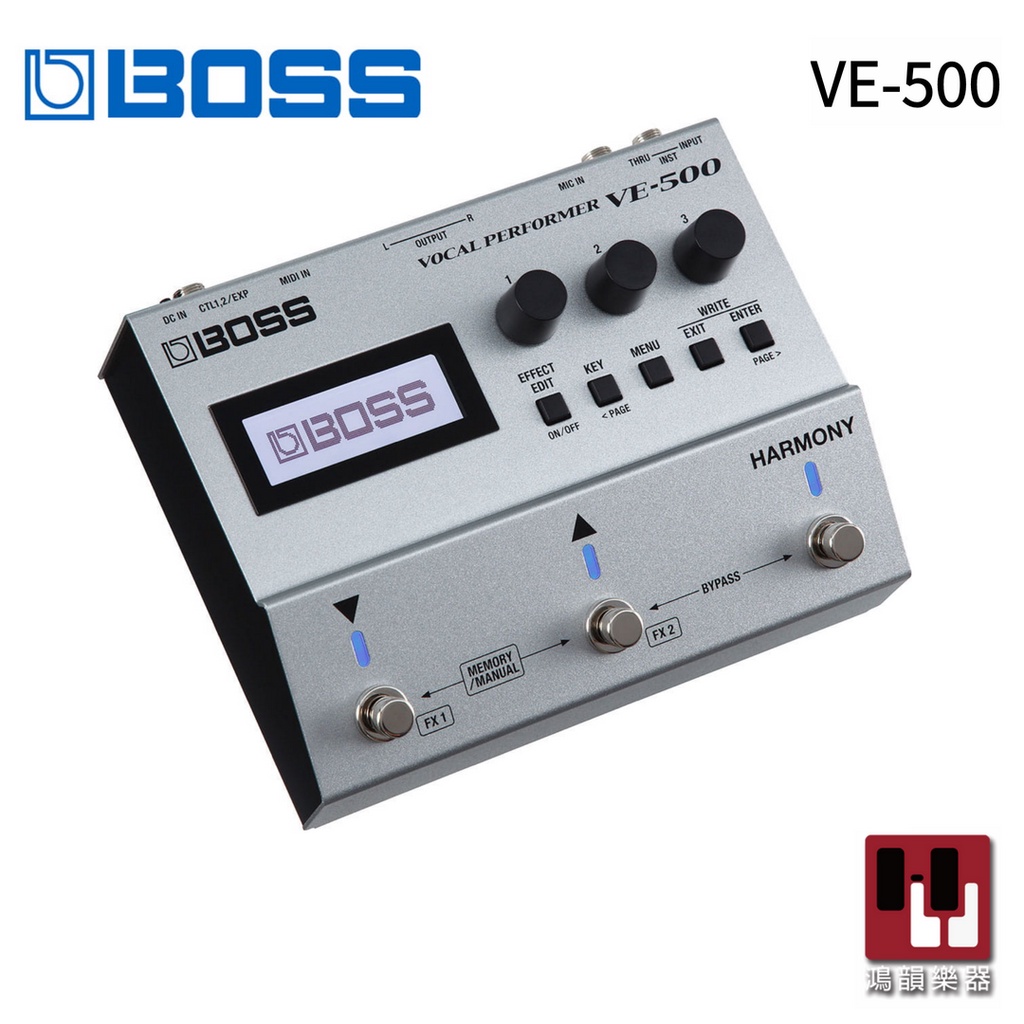 Boss VE-500 人聲效果器《鴻韻樂器》VE500 可loop 效果器 台灣公司貨 原廠保固