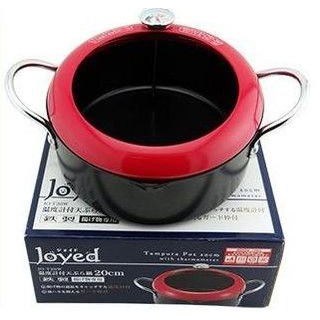 Joyed 日式防噴炸物鍋 20cm 調理鍋/雙耳鍋 JO-T20W