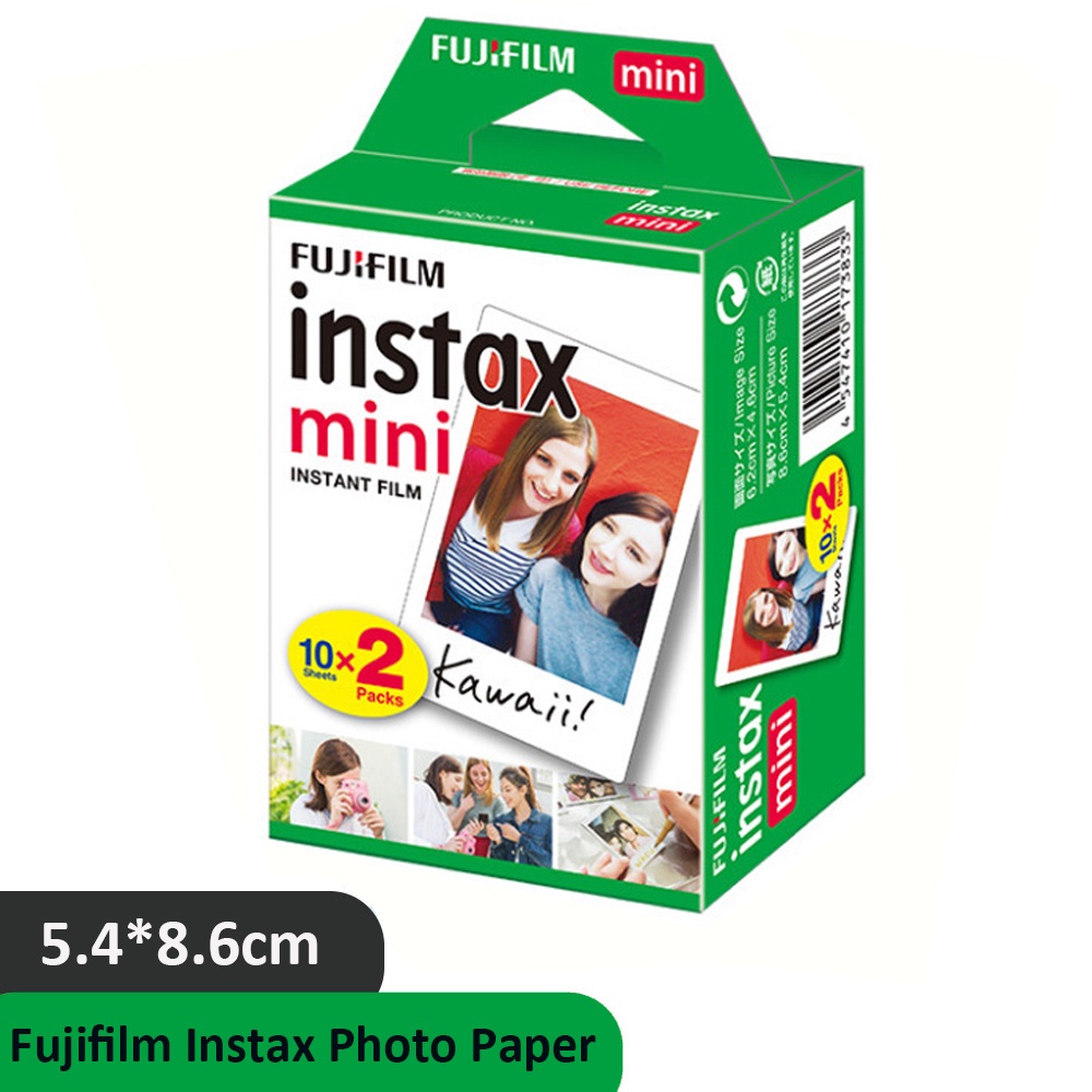 20 張 Fujifilm instax mini 11 mini 9 3 英寸白色邊緣膠片,適用於 Instant C