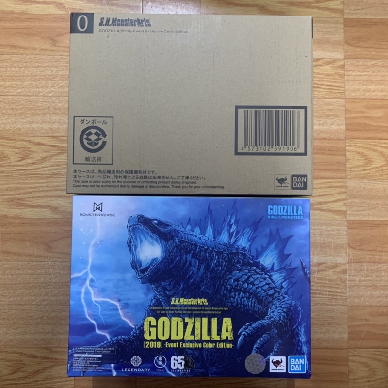 代理版 SHM 怪獸之王 哥吉拉 2019 藍色 透明 Godzilla 藍透 藍