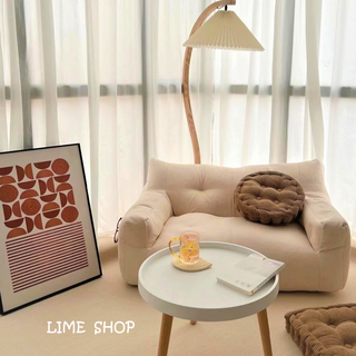 『LIME』免運 ins風懶人沙發 懶骨頭沙發 可拆洗麻棉沙發 小沙發 雙人沙發 單人沙發 榻榻米豆袋小沙發