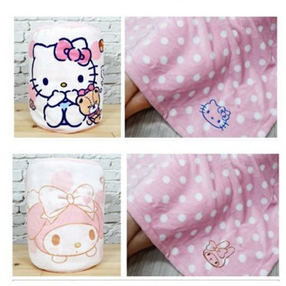 HelloKitty My Melody 美樂蒂多功能抱枕毯 毛毯 暖毯 寶寶毯 寵物毯 冷氣毯薄毯 沙發毛毯