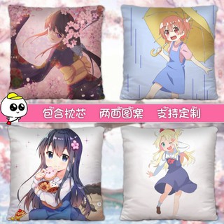 天使降臨到我身邊動漫抱枕白咲花種村小依星野日向定制照片二次元 Beecost