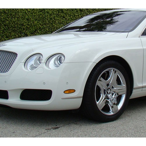 圓夢工廠 Bentley 賓利 2003~2012 Continental GT 改裝 烤漆黑 前保桿 後保桿 反光片框