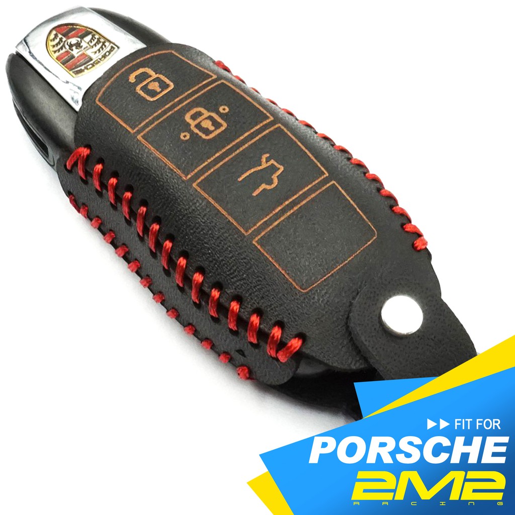 【2M2】PORSCHE Cayenne Macan Panamera 911 保時捷 汽車 晶片 鑰匙 皮套