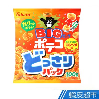 Tohato東鳩 BIG手指圈圈餅-雞汁風味 100g 現貨 蝦皮直送 (部分即期)