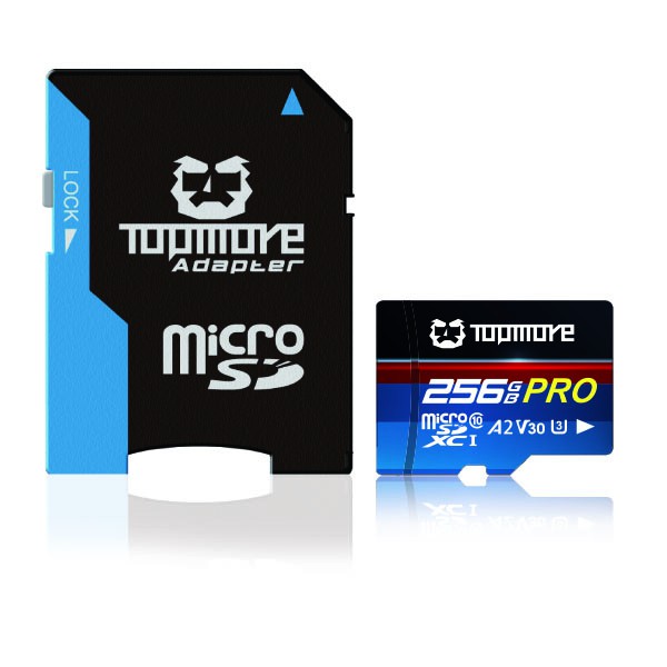 【達墨】TOPMORE MicroSDXC UHS-1 U3 A2 V30 Class 10 PRO記憶卡 256GB