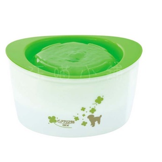☆汪喵小舖2店☆ 出清特價~GEX 超小型犬用淨水器幸運草限定款附軟水化濾棉 // 噴泉、迴圈 // 犬用飲水器1.8L