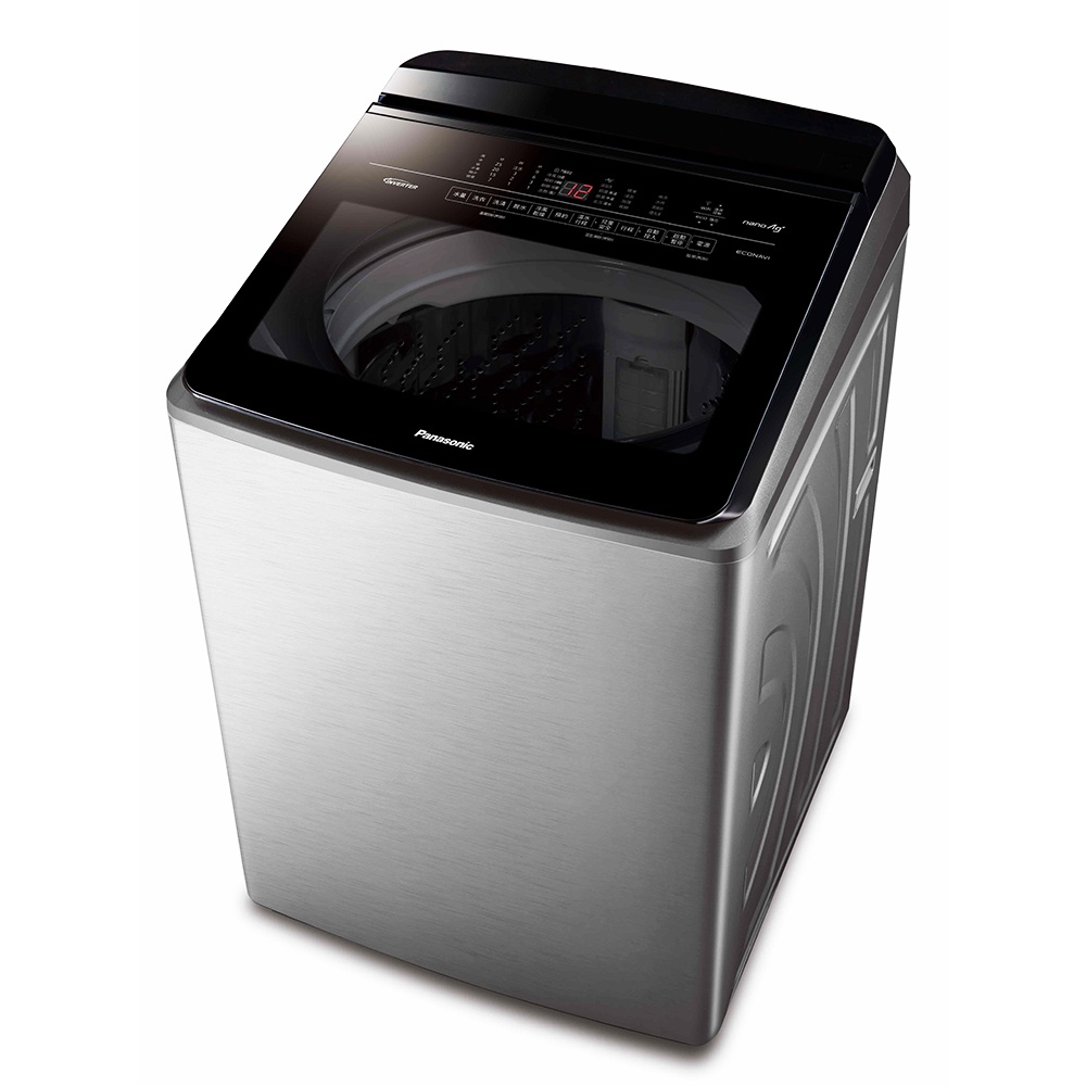 聊聊有優惠! Panasonic 國際牌 22kg 變頻 溫水 直立式 洗衣機 NA-V220LMS-S (不鏽鋼)