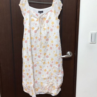 Ohoh-mini/孕婦裝短袖連身裙洋裝M號