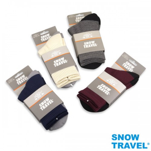 伊凱文戶外 SNOW TRAVEL 高級美麗諾羊毛襪 雪之旅