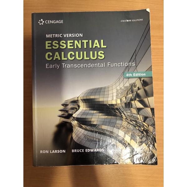 微積分 essential calculus 大學用書 Larson