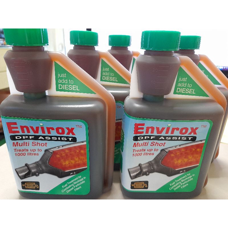 英國 Envirox DPF Assist 奈米還原劑 柴油添加劑 DPF再生 柴油車救星 500ml濃縮罐