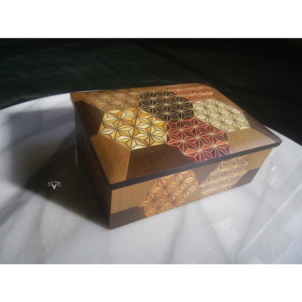 【老時光】早期二手日本寄木細工珠寶盒