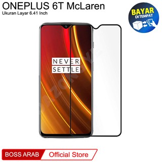 LAYAR 鋼化玻璃 Full OnePlus 6T McLaren 防刮玻璃螢幕保護膜黑色