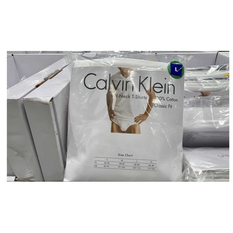 🎊貝斯特美式🎊 CALVIN KLEIN 男純棉短袖V領內衣